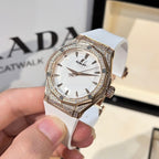 Hublot Orlinski King Gold  Watch With Full Diamond Case White 40mm