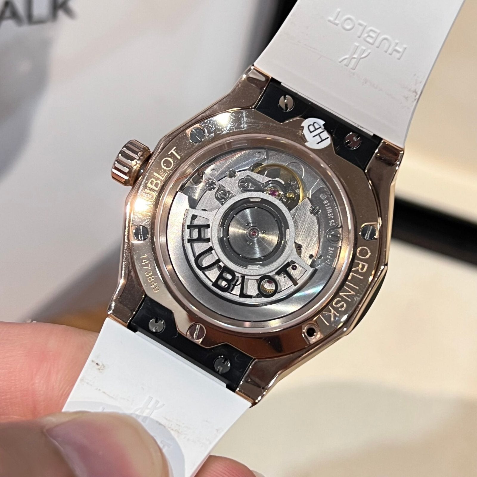 Hublot Orlinski King Gold  Watch With Full Diamond Case White 40mm