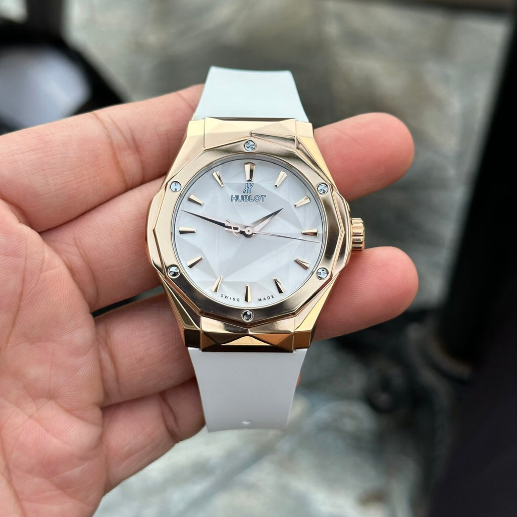 Hublot Watch Orlinski King Gold White Dial  40mm