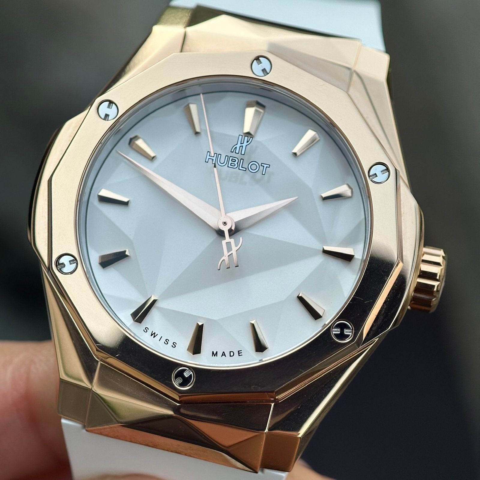 Hublot Watch Orlinski King Gold White Dial  40mm