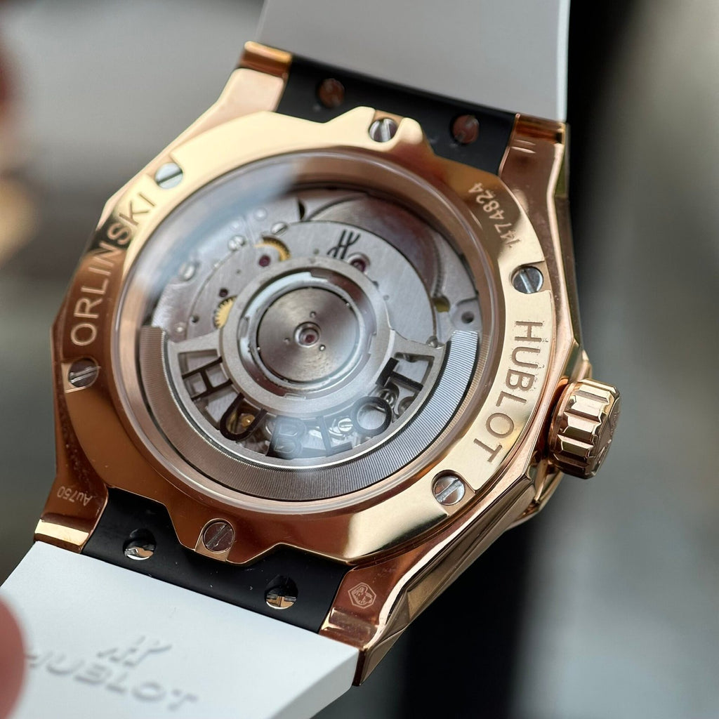 Hublot Watch Orlinski King Gold White Dial  40mm