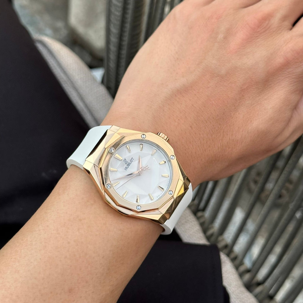 Hublot Watch Orlinski King Gold White Dial  40mm