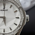 Hublot Orlinski White Dial  Watch Moissanite Diamonds 40mm