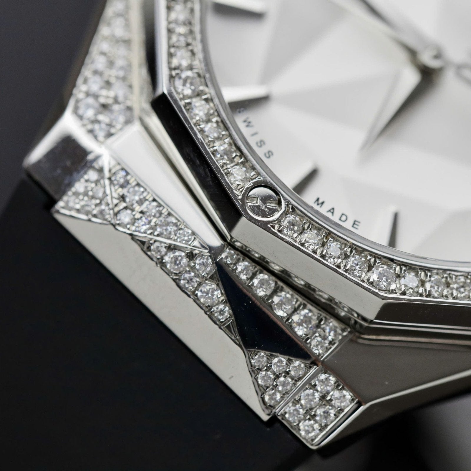 Hublot Orlinski White Dial  Watch Moissanite Diamonds 40mm