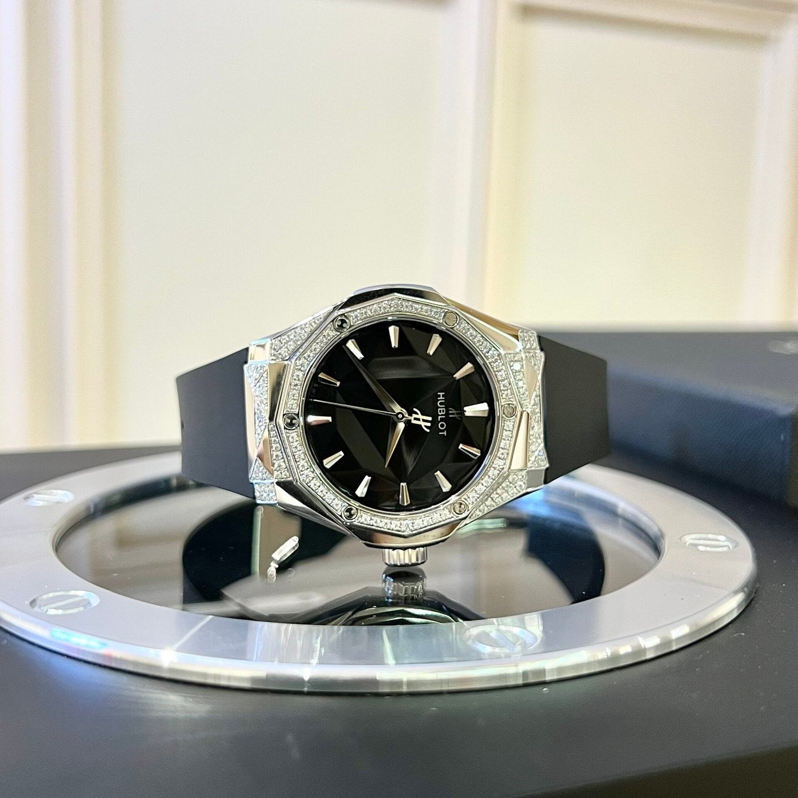 Hublot Orlinski Watch Titanium Black With Diamond 40mm
