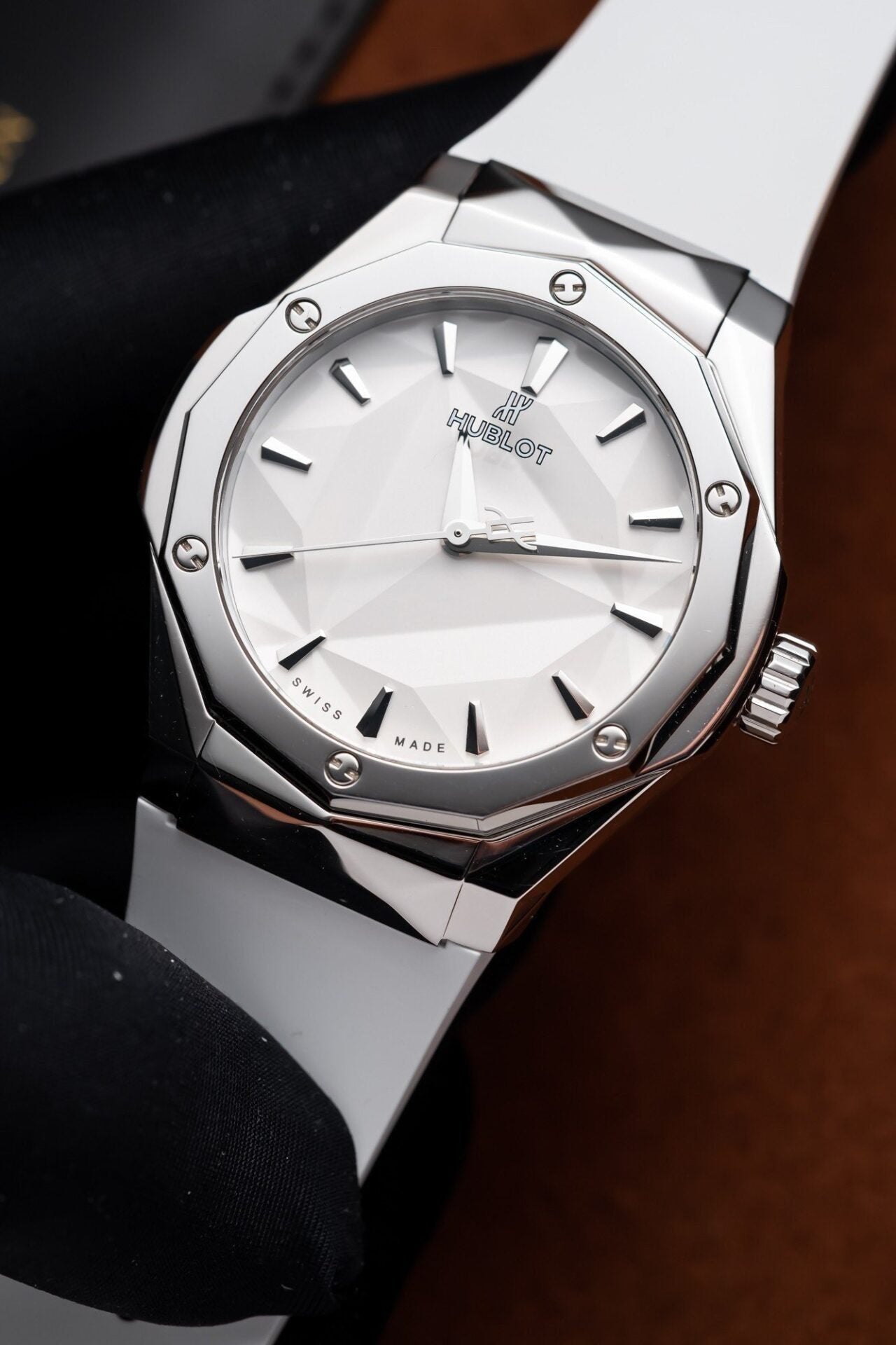 Hublot Orlinski Titanium Watch White 40mm