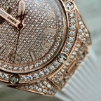 Hublot Watch Big Bang One Click Full Moissanite Diamonds 39mm