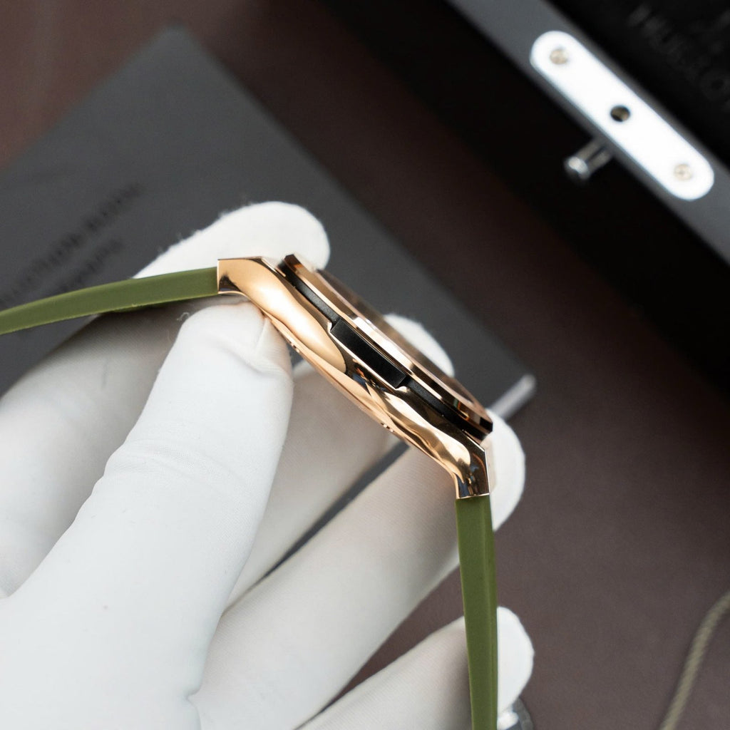 Hublot Watch Classic Fusion King Gold Green Dial Movement SW300 Swiss Made 42mm