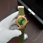 Hublot Watch Classic Fusion King Gold Green Dial Movement SW300 Swiss Made 42mm