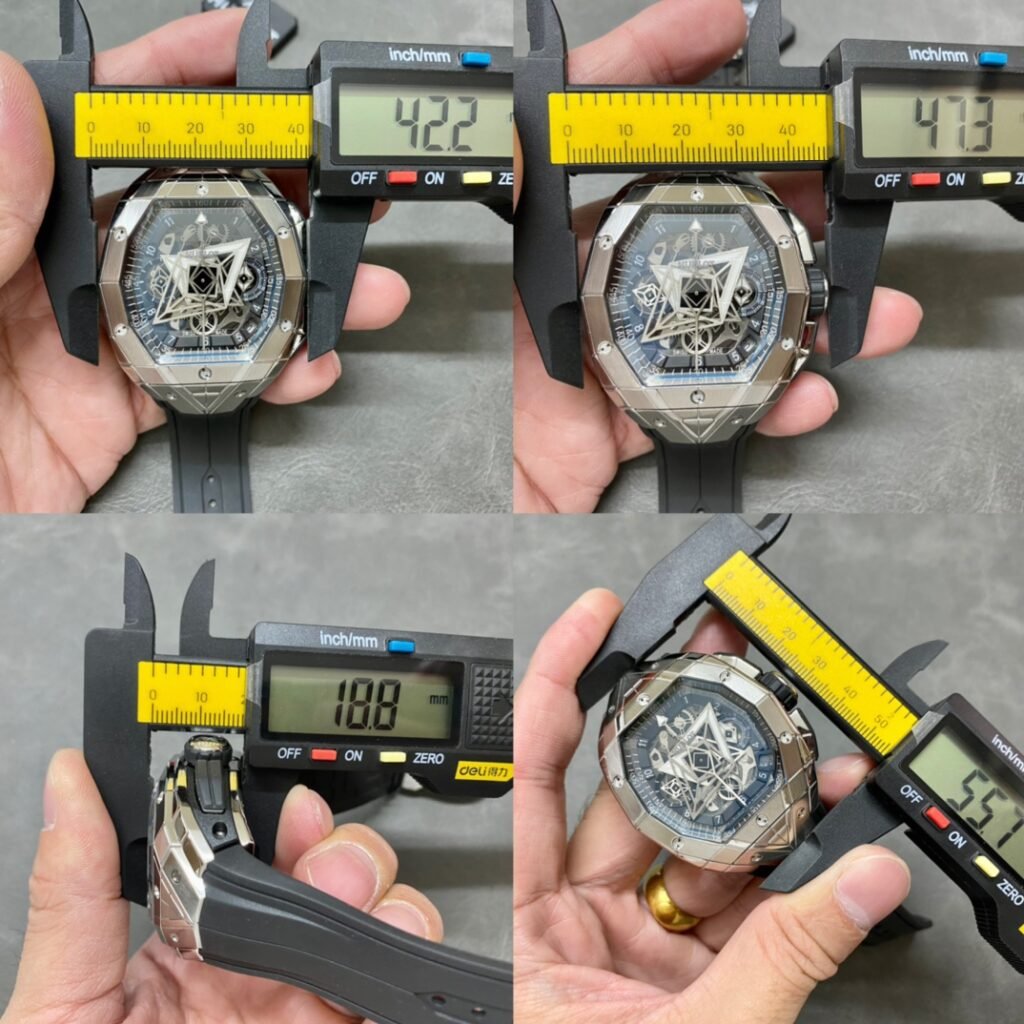 Hublot Watch Spirit Of Big Bang Sang Bleu Rubber Strap 42.2mm