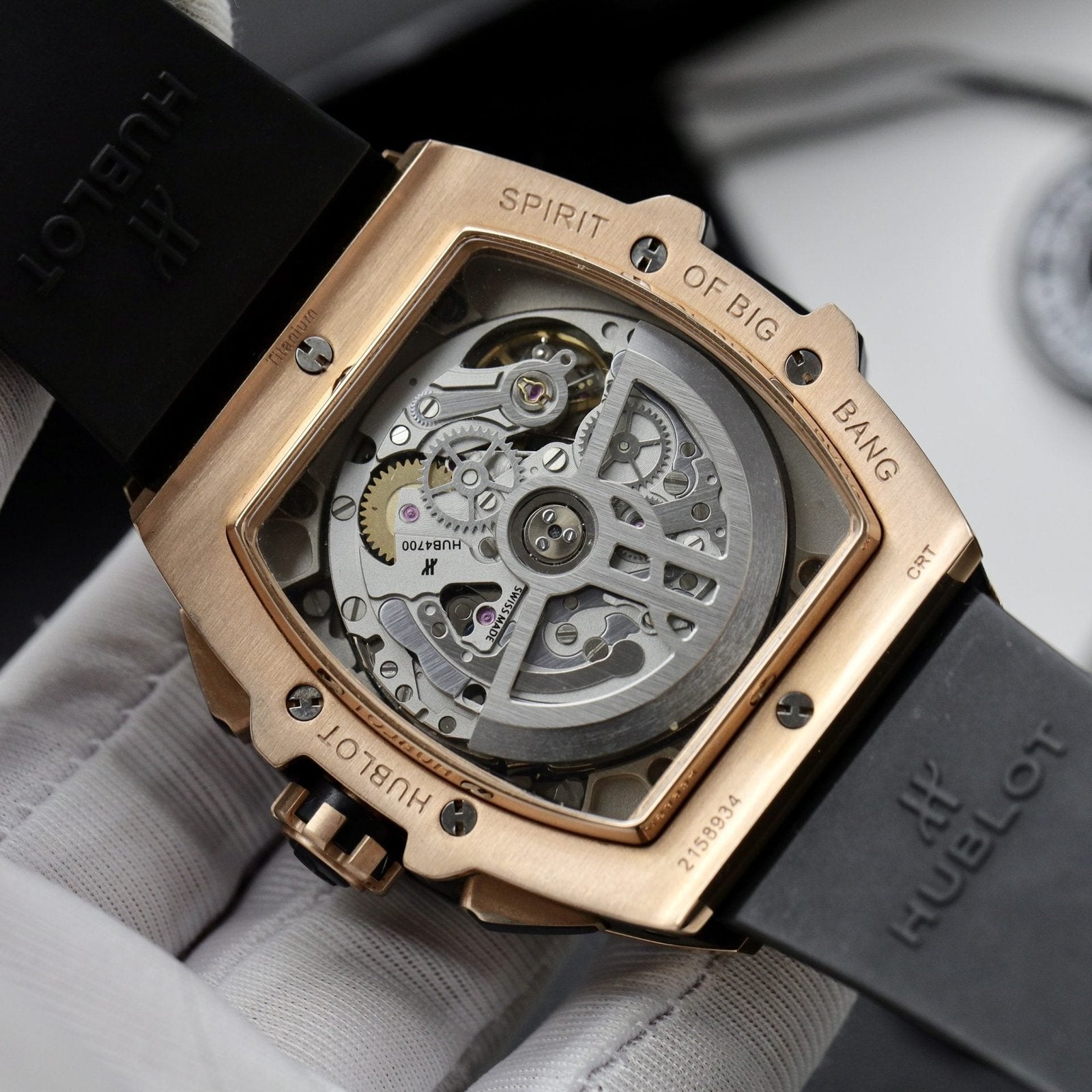 Hublot  Watch Spirit Of Big Bang King Gold Dial Blue 42mm