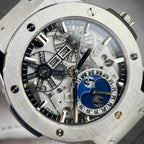 Hublot Aerofusion Moonphase Watch Skeleton Mechanical 45mm
