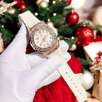 Hublot  Watch Big Bang One Click Gold Wrapped + Moissanite Diamonds Baguette 39mm