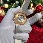 Hublot  Watch Big Bang One Click Gold Wrapped + Moissanite Diamonds Baguette 39mm