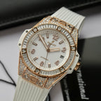 Hublot  Watch Big Bang One Click King Gold Black Dial Rubber Strap 39mm