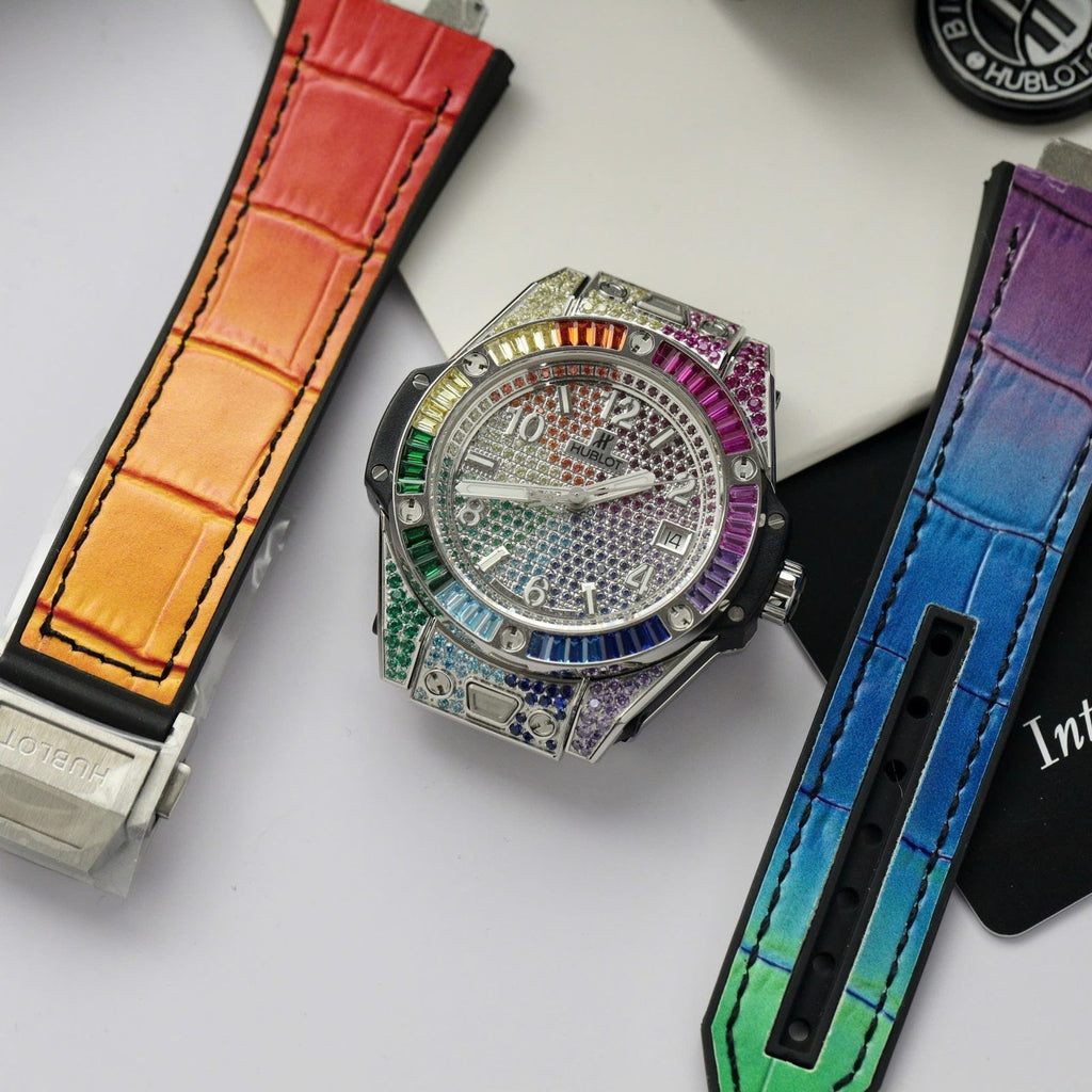 Hublot Watch Big Bang One Click Rainbow Unisex 39mm