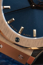 Hublot Watch Classic Fusion King Gold Dial Blue 33mm