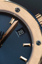 Hublot Watch Classic Fusion King Gold Dial Blue 33mm