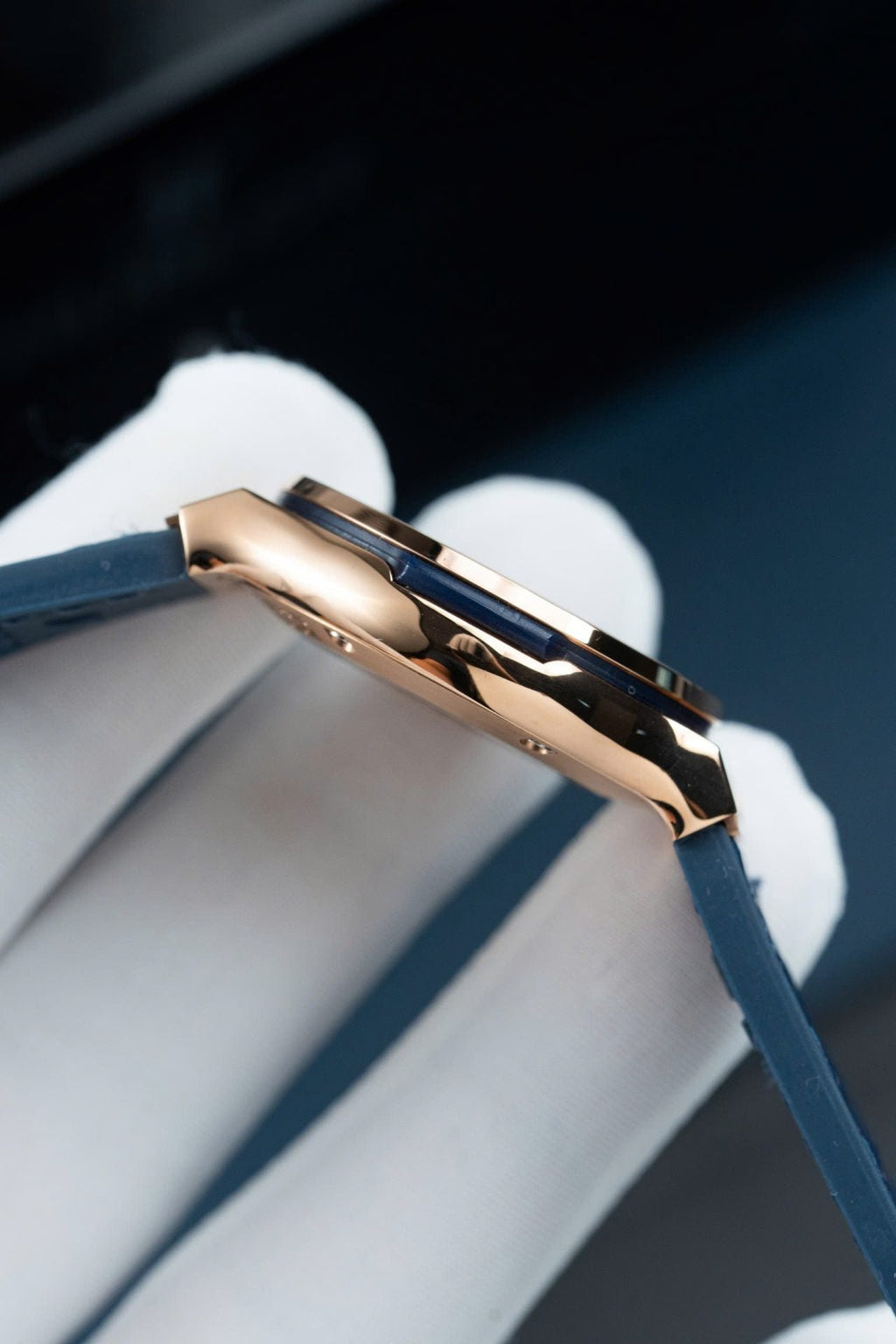 Hublot Watch Classic Fusion King Gold Dial Blue 33mm