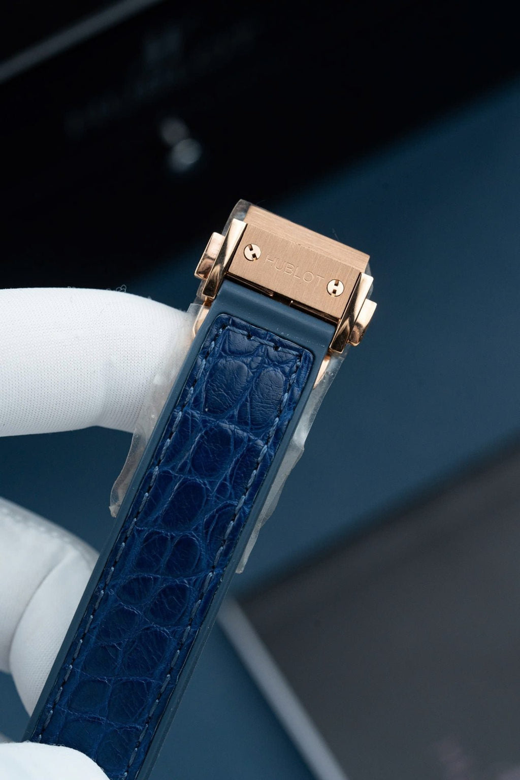 Hublot Watch Classic Fusion King Gold Dial Blue 33mm
