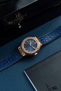 Hublot Watch Classic Fusion King Gold Dial Blue 33mm