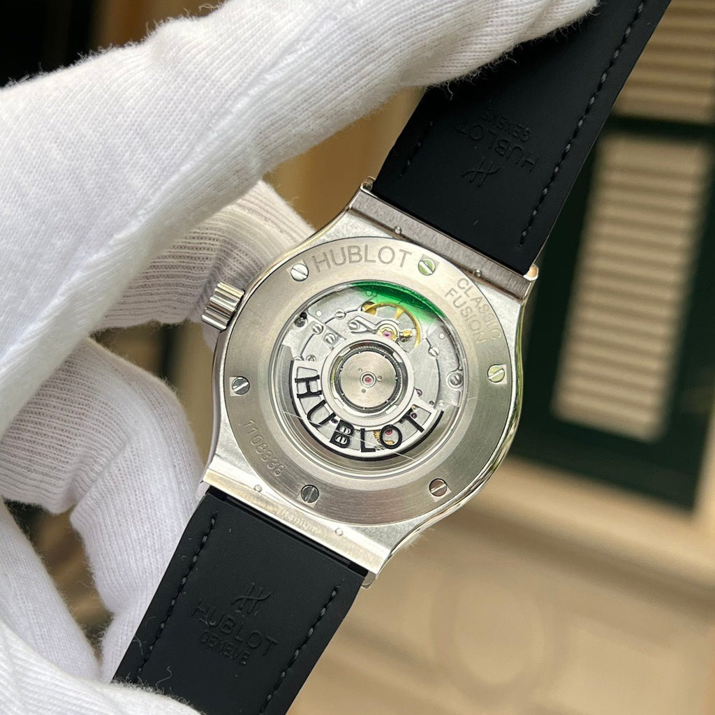 Hublot Classic Fusion Full Diamond Watch Black 42mm