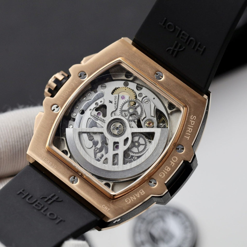 Hublot  Watch Spirit Of Big Bang King Gold Dial Blue 42mm