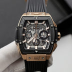 Hublot Watch Spirit Of Big Bang King Gold Black Dial 42mm