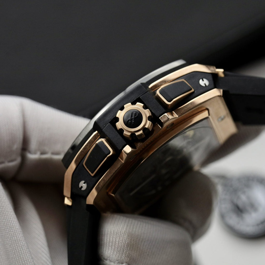Hublot Watch Spirit Of Big Bang King Gold Black Dial 42mm