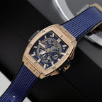 Hublot  Watch Spirit Of Big Bang King Gold Dial Blue 42mm