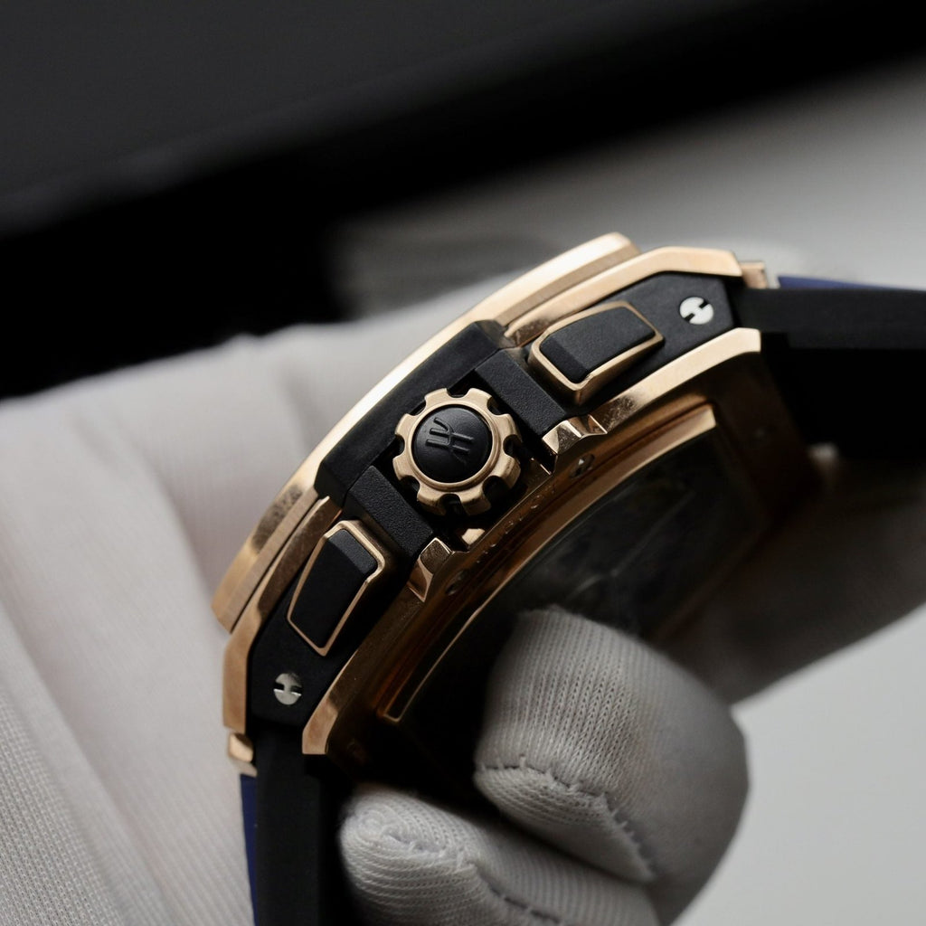 Hublot  Watch Spirit Of Big Bang King Gold Dial Blue 42mm