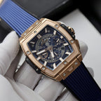 Hublot  Watch Spirit Of Big Bang King Gold Dial Blue 42mm