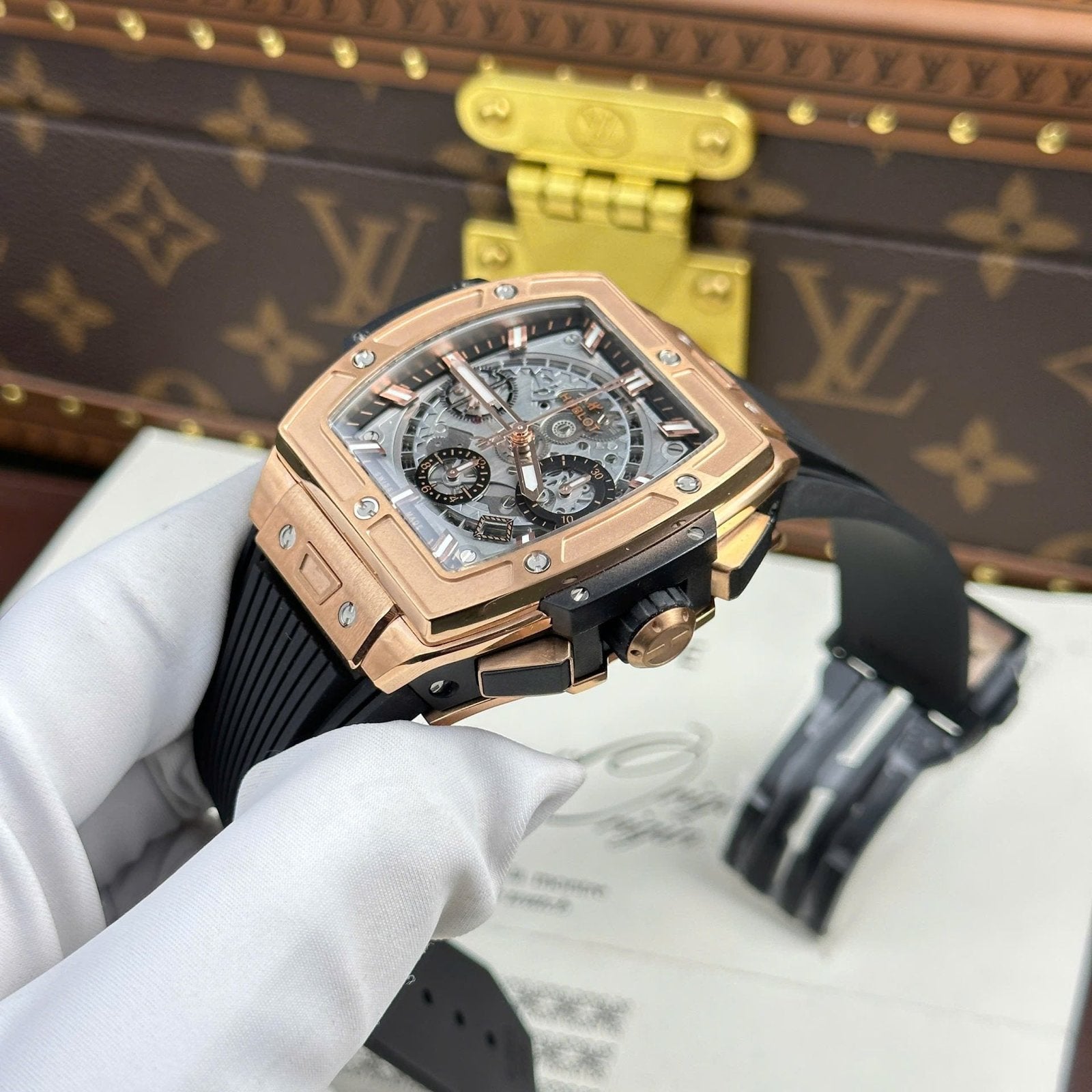 Hublot Spirit Of Big Bang King Gold Watch Dial Gray 42mm