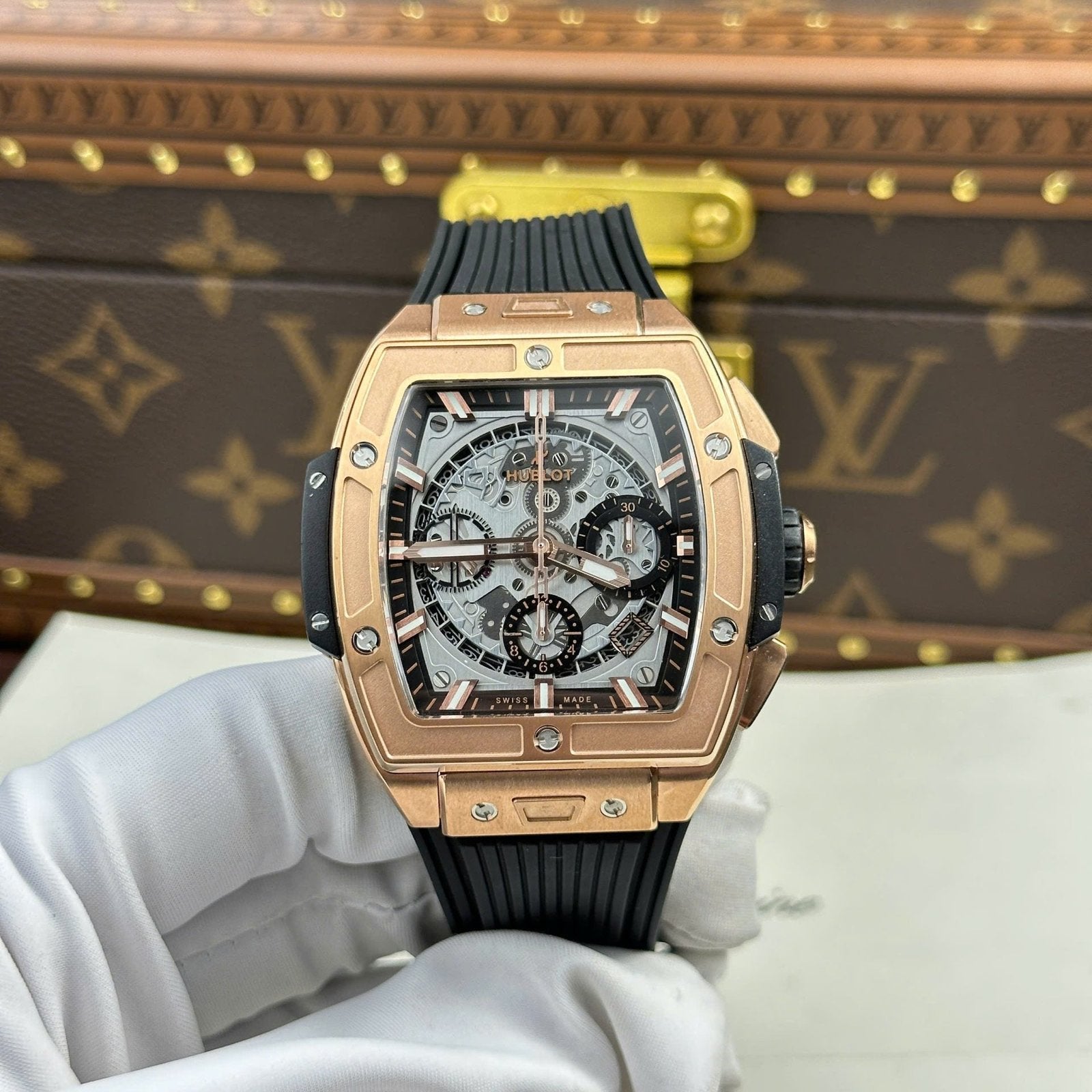 Hublot Spirit Of Big Bang King Gold Watch Dial Gray 42mm