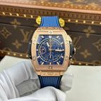 Hublot Spirit Of Big Bang King Gold  Watch Dial Blue 42mm