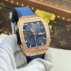 Hublot Spirit Of Big Bang King Gold  Watch Dial Blue 42mm