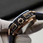 Hublot Watch Spirit Of Big Bang King Gold Bezel Ceramic Blue 42mm