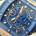 Hublot Spirit Of Big Bang Watch Bezel Ceramic Blue 42mm