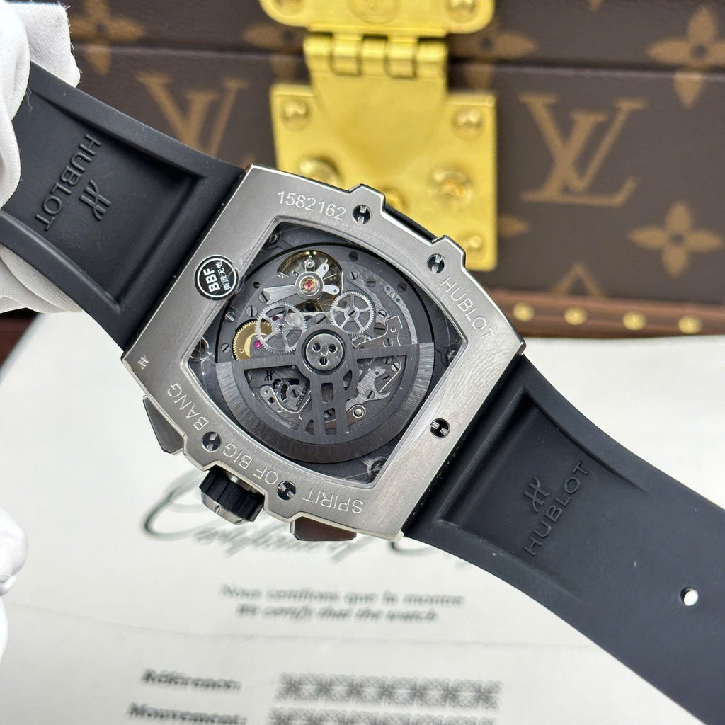Hublot Spirit Of Big Bang Titanium  Watch Rubber Strap 42mm