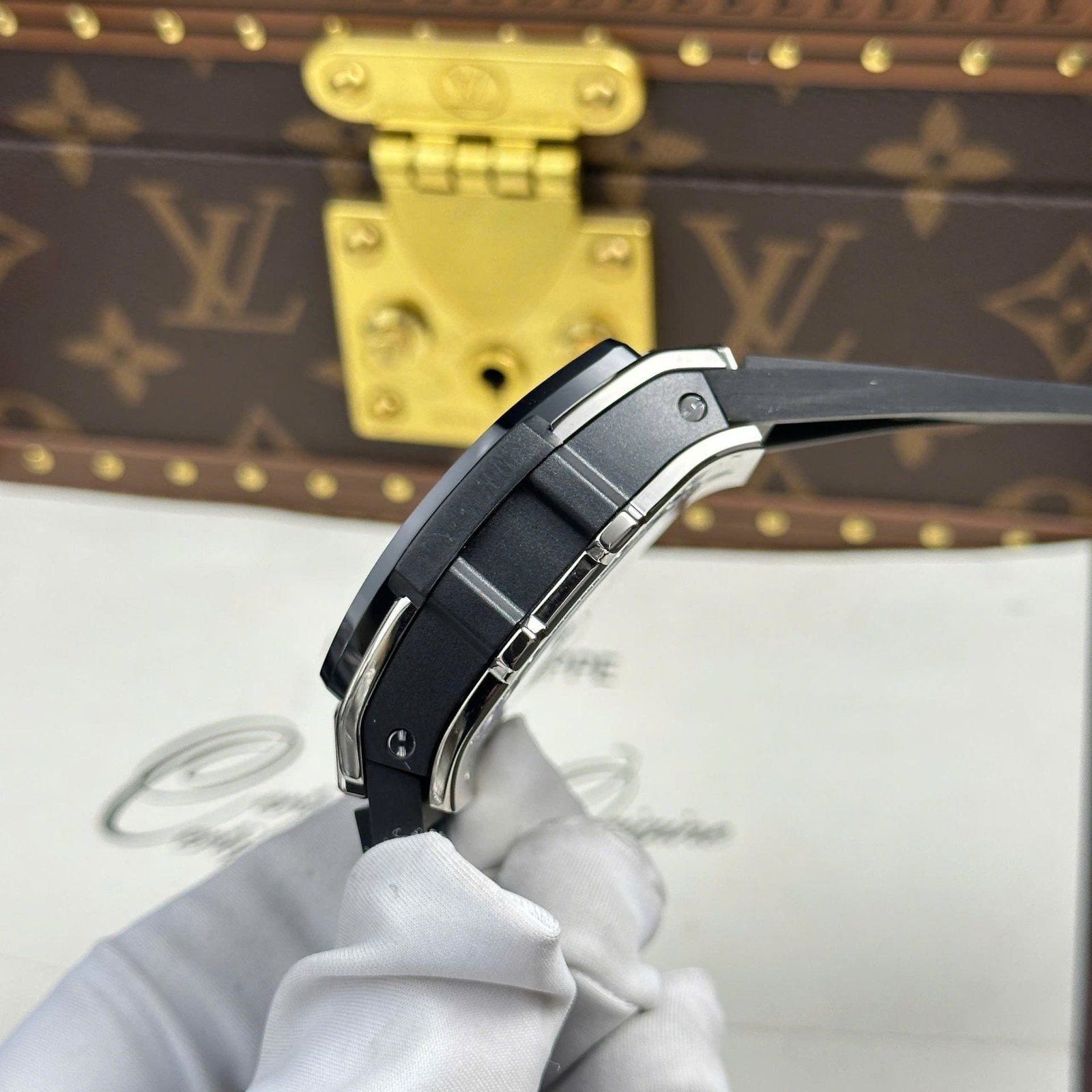 Hublot Spirit Of Big Bang Titanium Watch Rubber Strap 42mm