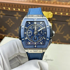 Hublot Spirit Of Big Bang Titanium Watch Bezel Blue 42mm
