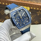Hublot Spirit Of Big Bang Titanium Watch Bezel Blue 42mm