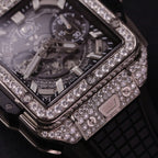 Hublot Square Bang Unico Titanium  Watch Full Dimonds Moissanite 42mm