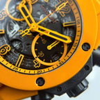 Hubot Big Bang Unico Orange Ceramic Watch 42mm