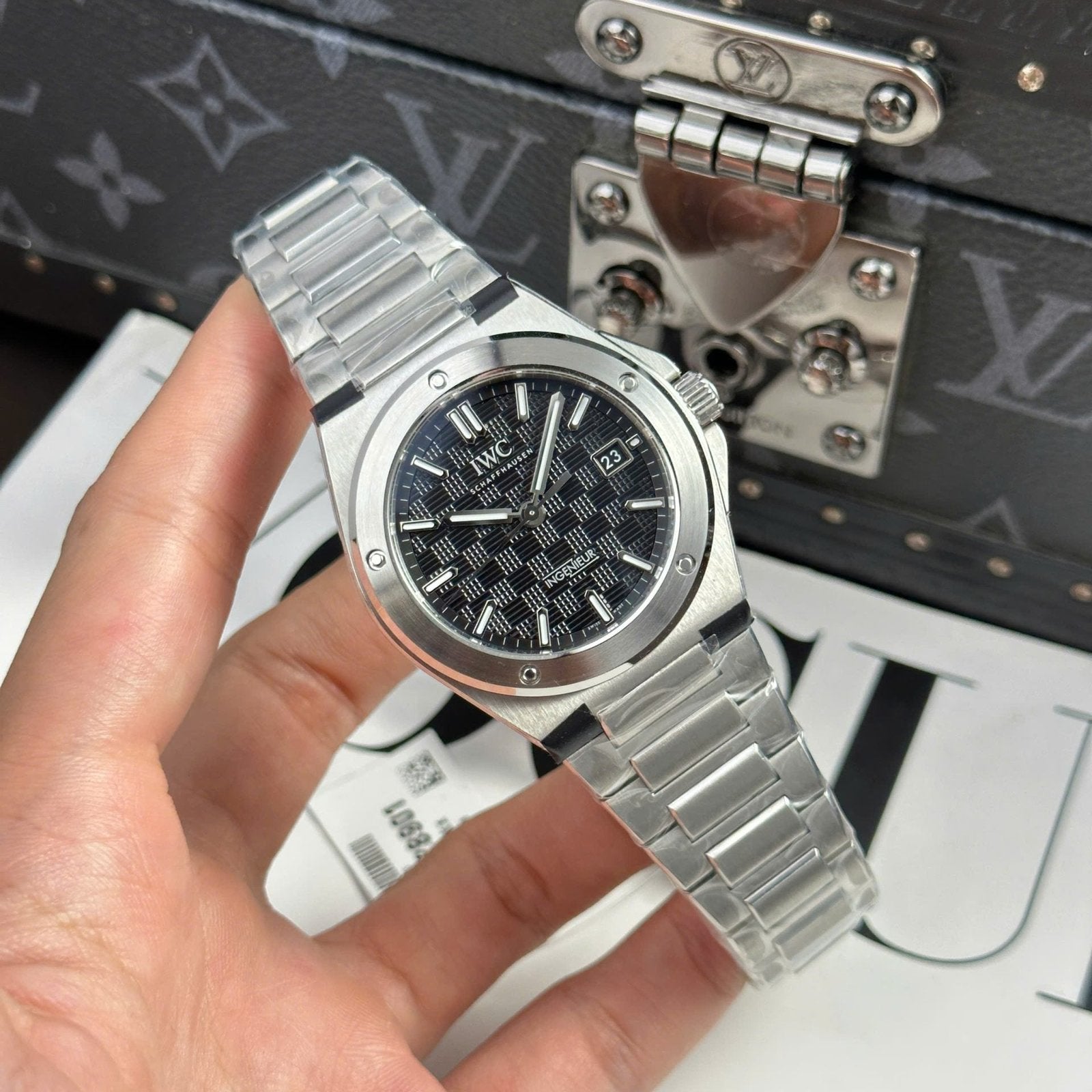 IWC Ingenieur Watch Black Dial Stainless Steel 40mm