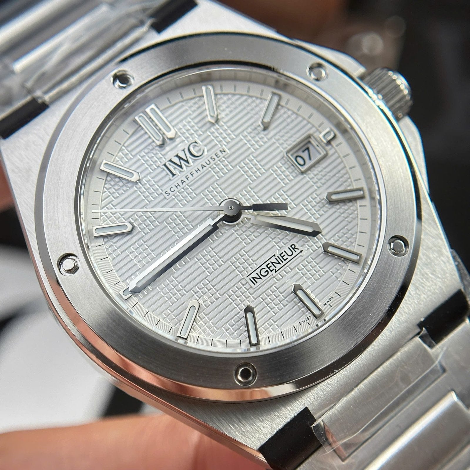 IWC Ingenieur Watch White Dial Stainless Steel 40mm