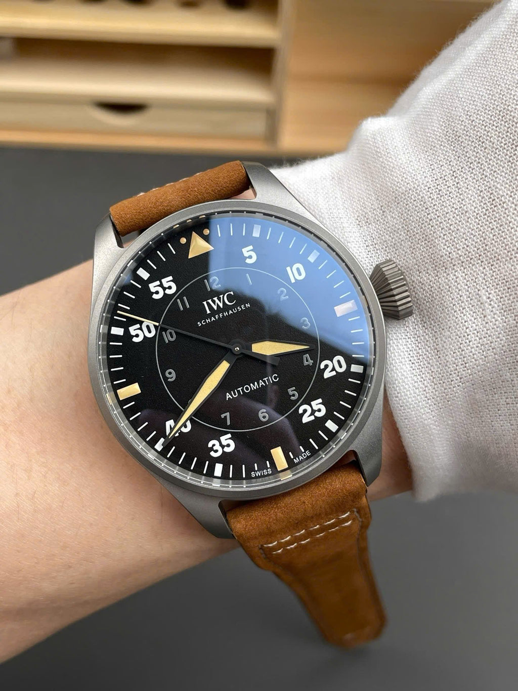 IWC Schaffhausen Watch Big Pilot’s Spitfire IW329701 Men’s 43mm