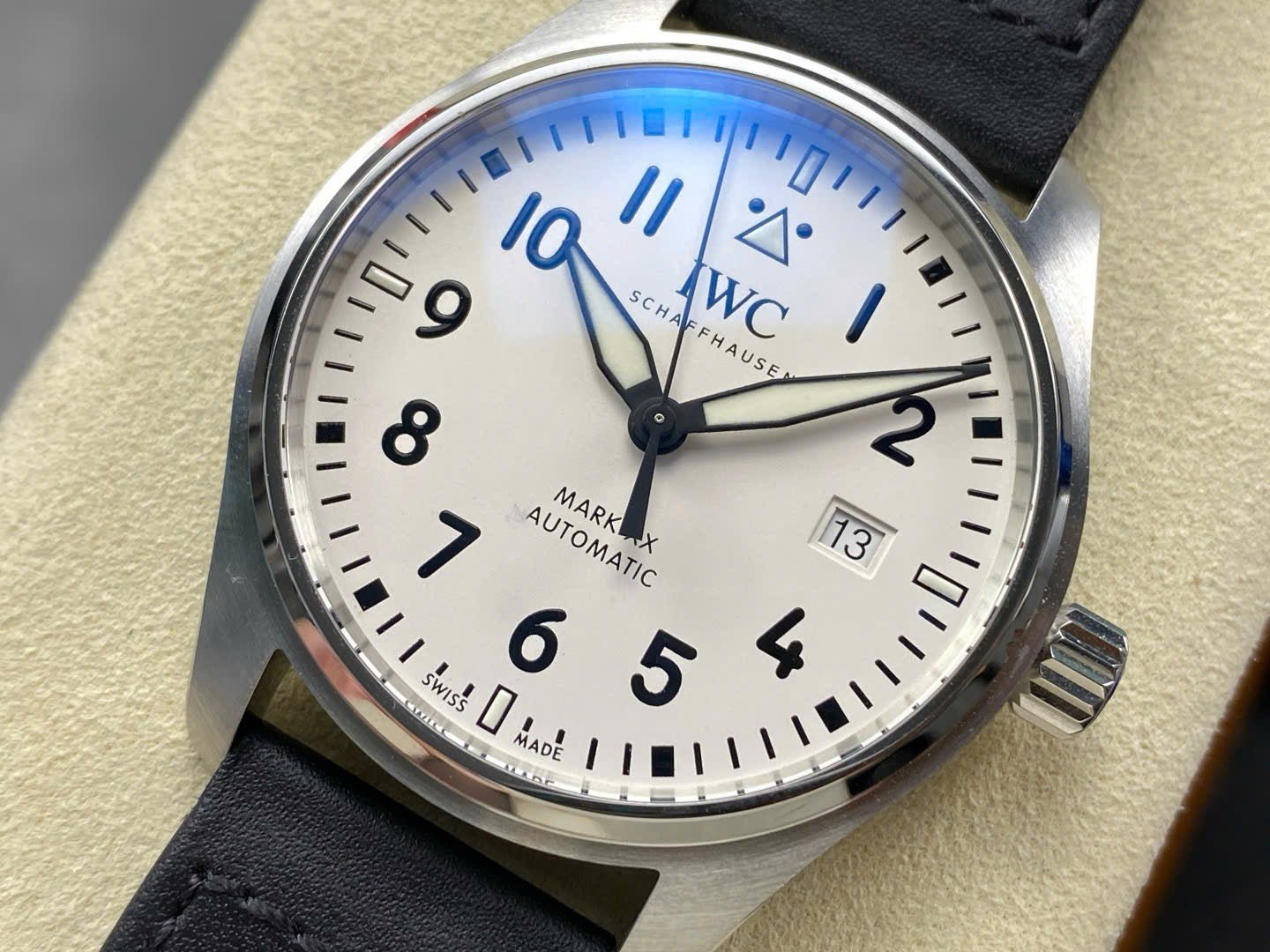 IWC Schaffhausen Pilot’s Mark XX White Dial Watch 40mm