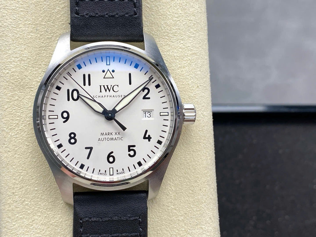 IWC Schaffhausen Pilot’s Mark XX White Dial Watch 40mm