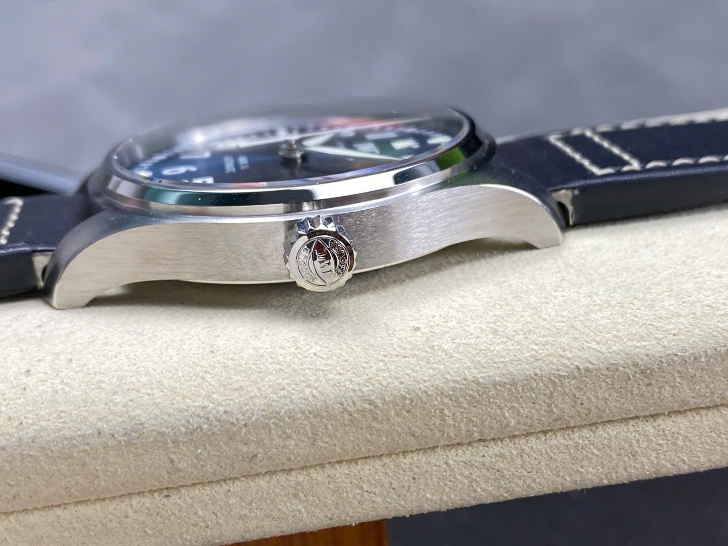 IWC Schaffhausen Pilot’s Mark XX Watch Blue Dial 40mm